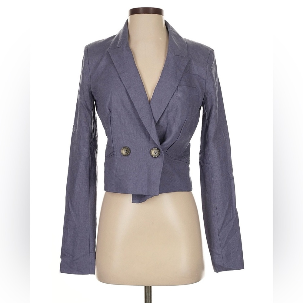 Jason Wu Lavender Double-Breasted Blazer Size XS